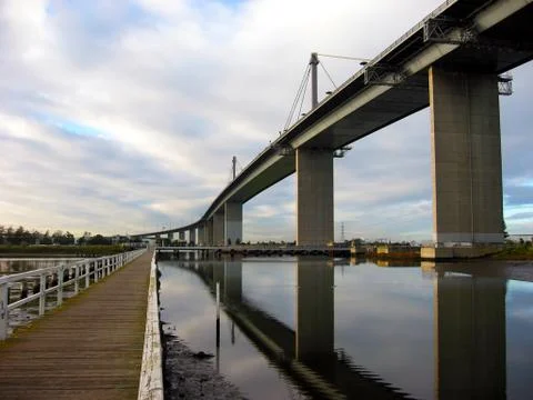 Bridge path Foto stock