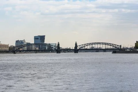 The Bridge of Peter the Great. Foto stock