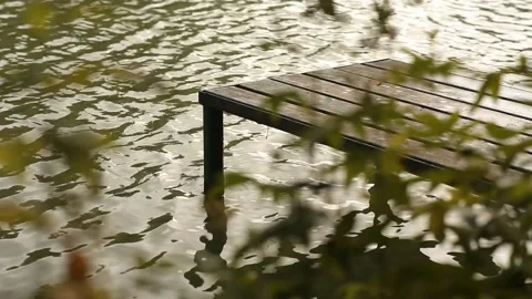Bridge, pier, river Stock Footage 137317659