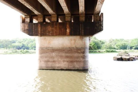 Bridge pillar Stock Photos