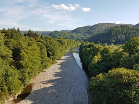 Bridge in Pitlochry PH16 5LE Stock Photos