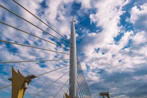 Bridge Poles in Turkey Stock Photos