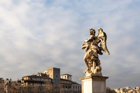 Bridge Ponte Sant'angelo Stock Photos
