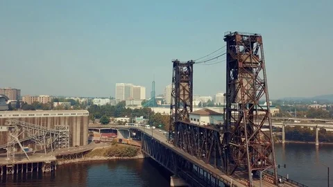 Bridge in Portland Stock Footage 83738001
