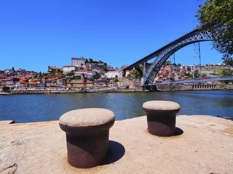 Bridge in porto Stock Photos