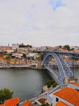 Bridge in porto Stock Photos