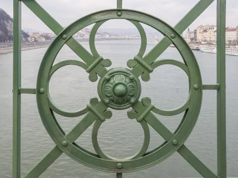 Bridge railing Stock Photos
