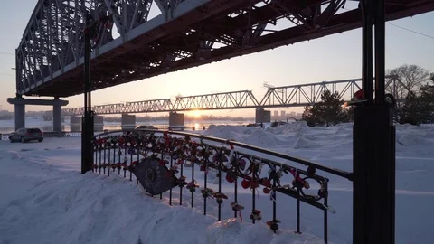 Bridge Railway 库存影片 75682776