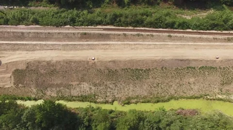 Bridge railway reconstruction Vidéo 60347156