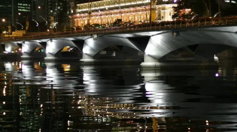 Bridge Reflection Stock-Footage 647788