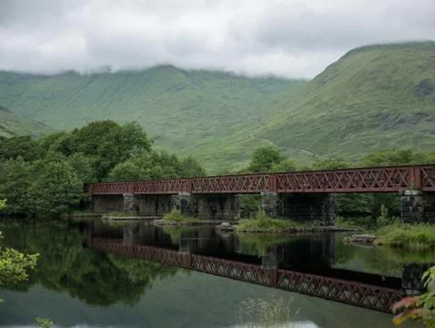 Bridge reflections Stock Photos