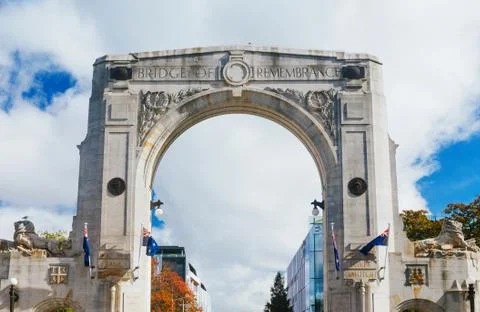 Bridge of Remembrance at day Stock Photos