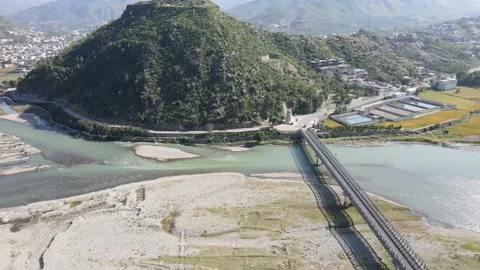 Bridge On Rever in Swat 5 Stock Footage 166209385