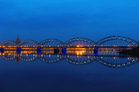 Bridge in Riga Stock Photos