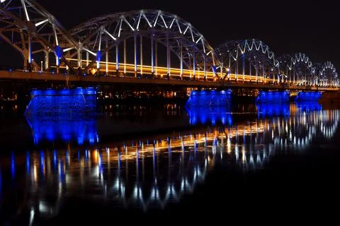 Bridge in Riga Stock Photos