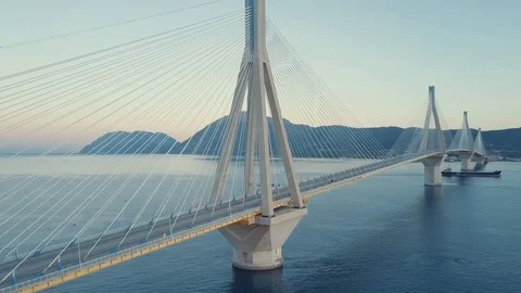 The Bridge in Rio Patras Video stock 91099758