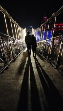 Bridge in Rishikesh Stock Photos