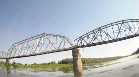 Bridge, river 스톡 동영상 52364767