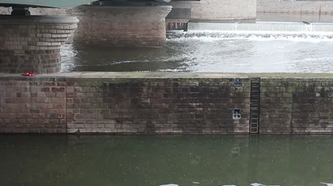 Bridge river HD Stock Footage 33474292