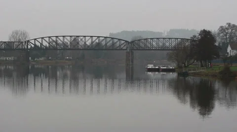 Bridge river HD 库存影片 33746204