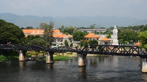 Bridge on the River Kwai. Stock Footage 64102954