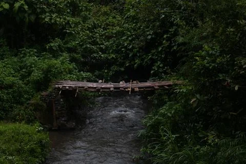 Bridge on the River Foto stock