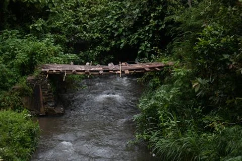 Bridge on the River Stock Photos