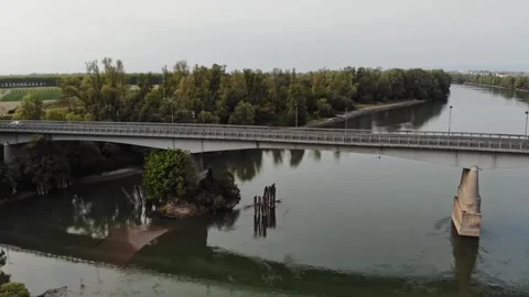 Bridge river traffic Stock-Footage 272181452