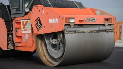 Bridge road reconstruction Stock Footage 47885338