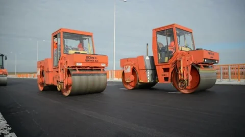 Bridge road reconstruction 库存影片 47885530
