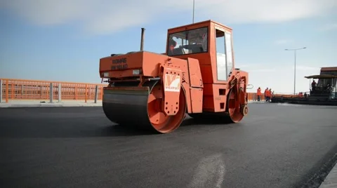 Bridge road reconstruction Видео 47885596