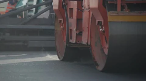 Bridge road reconstruction Stock Footage 47888653