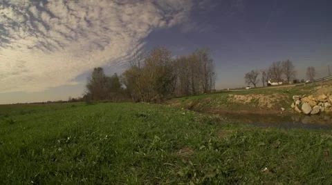 BRIDGE in rural midwest Stock Footage 49307638