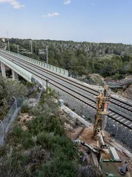 Bridge Safety Features. Structural Bridge Components And Safety Measures Stock Photos