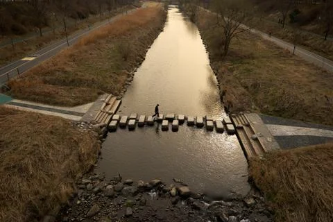 The bridge scenery Stock Photos