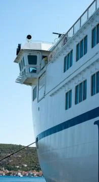 Bridge of sea ferry Stock Photos