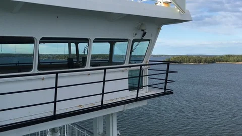 Bridge of ship Video stock 115419568