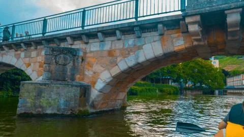Bridge shot from canoe Stock Photos