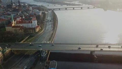 Bridge sidefly Stock Footage 122158277