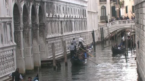 Bridge of Sights in Venice Stock Footage 12675600