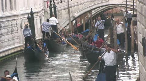 Bridge of Sights in Venice Stock Footage 12675622