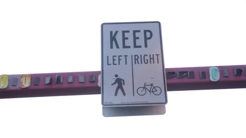 Bridge Sign Video stock 80005459