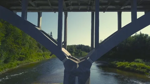 Bridge Sigulda hd Stock Footage 115109516