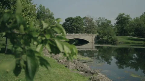 The Bridge Slow Motion Tracking Shot 1280x720p 23.976fps Stock-Footage 8633575