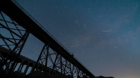 Bridge Star Timelapse PRORES Stock Footage 135838882