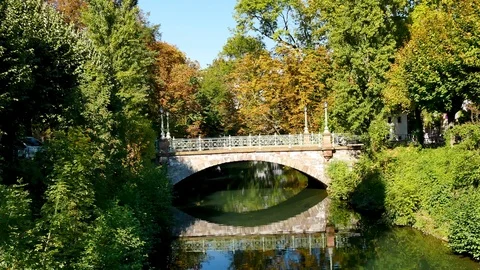 Bridge in Strasbourg. Video stock 96799018