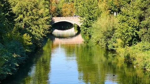 Bridge in Strasbourg. Stock Footage 96823340
