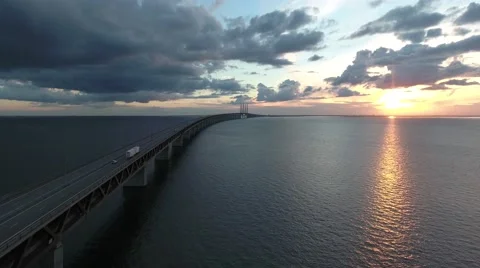 Bridge in sunset  Video stock 64872058