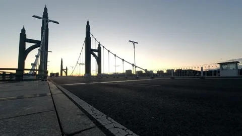 Bridge at sunset 库存影片 168603637