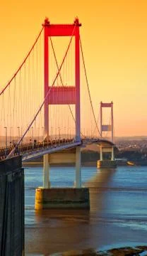 Bridge sunset Stock Photos